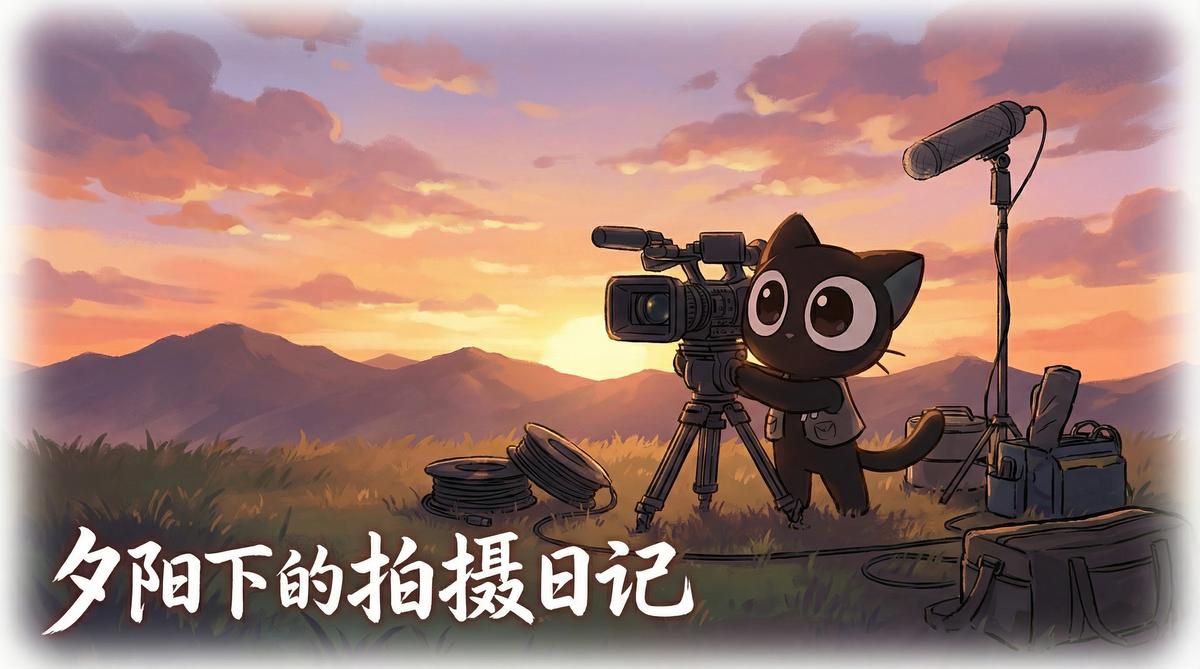 高清视频原创视频 - 夕阳下的拍摄日记
